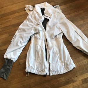White performance/ workout coat